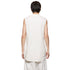 JULIUS 868CPM2 Off White / Stan Graphic Sleeve Less Tops